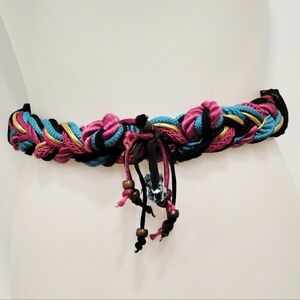 VINTAGE IONE COLORFUL BEADED BELT